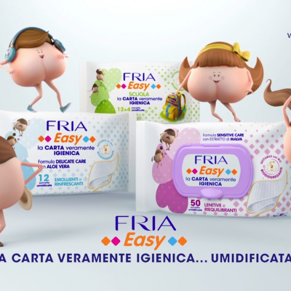 INTESTA PORTA LA FELICITA’ IN TV, CON FRIA EASY.