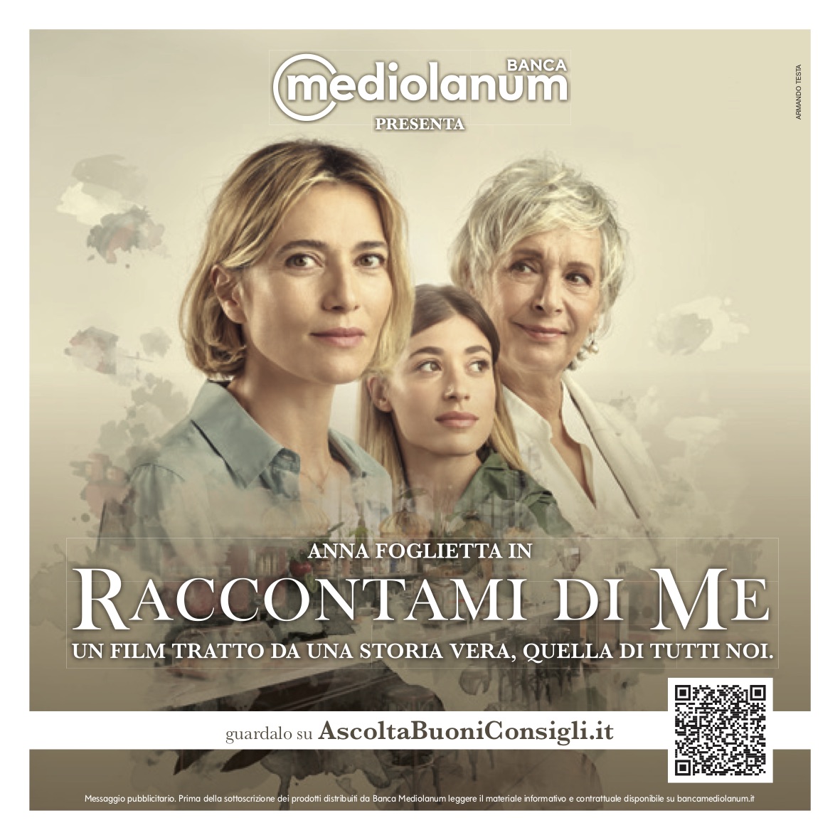 BANCA MEDIOLANUM E L’IMPORTANZA DELLA PIANIFICAZIONE FINANZIARIA E PATRIMONIALE IN UNO SHORT MOVIE CON ANNA FOGLIETTA. AGENZIA ARMANDO TESTA
