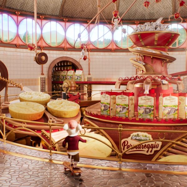 The Parmareggio Mice are back to surprise us with all the goodness of  GranTerre Snacks. Campaign created by Armando Testa.