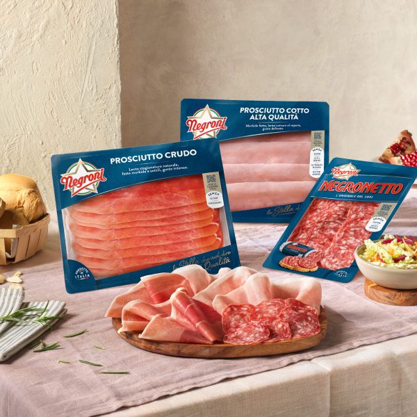 Negroni’s “la Buona Stella” revamps its packaging for cold cuts with Armando Testa.