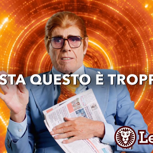 LeoVegas punta su Teo Teocoli per la nuova campagna sul gioco responsabile. Confermati Armando Testa e Media Italia.