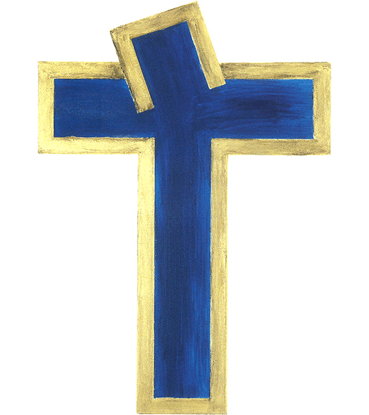 Cross, painting by Armando Testa