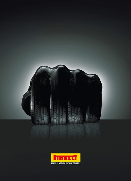 Pirelli, “Power is nothing without control”, Armando Testa